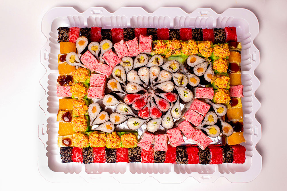 Вместо Роллов. Торт Суши. 10 минут и наслаждайся! Sushi cake, 10 minutes and enjoy